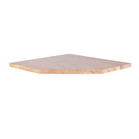 Werkblad Massief hout voor hoekkast 864 x 36 x 864 x 1223mm - Weldingshop