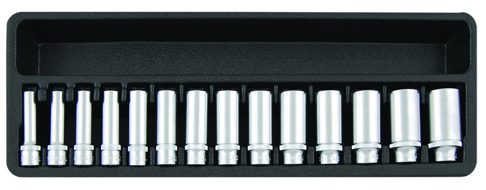 Lange doppen set 3/8'' 14 delig - Weldingshop