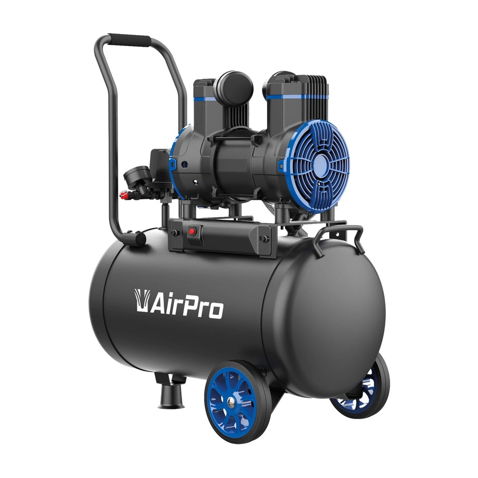 Compressor olievrij 2pk 35L tank 230V - Weldingshop