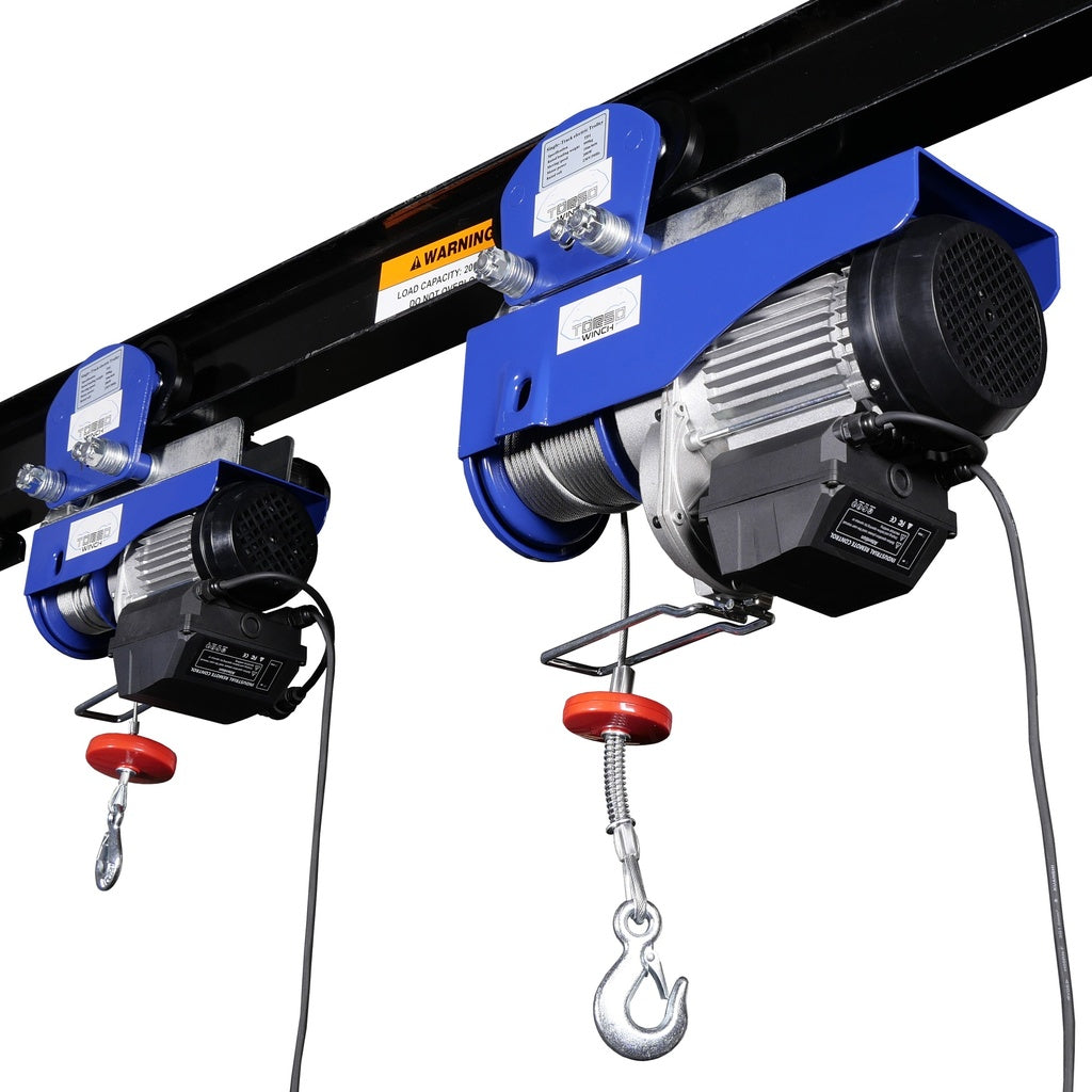 Elektrische takel incl loopkat met draadloze bediening 1000kg 230V - Weldingshop