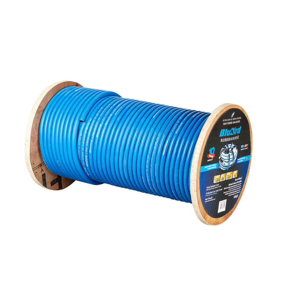 Blubird Luchtslang rubber 8mm x 100m op rol open einde - Weldingshop