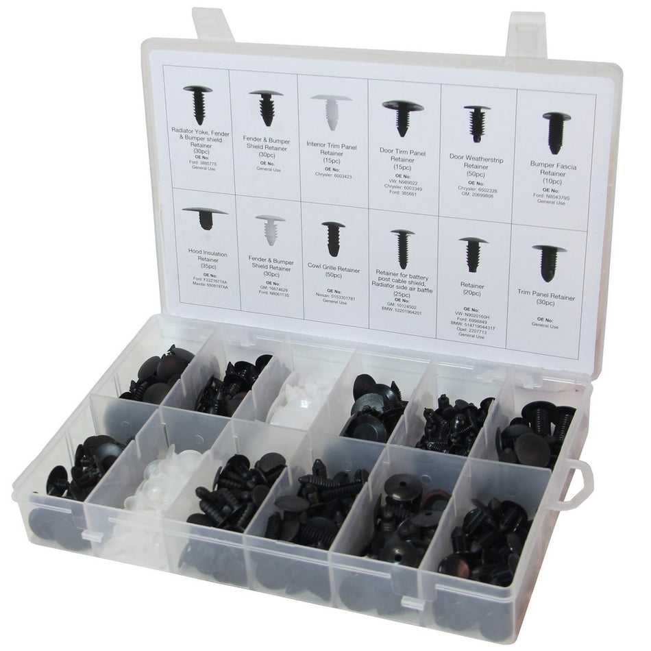 Bevestigingspluggen assortiment 340 delig - Weldingshop