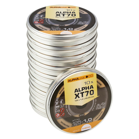 Doorslijpschijf XT70 125 x 1,0 x 22,23mm 10 stuks - Weldingshop