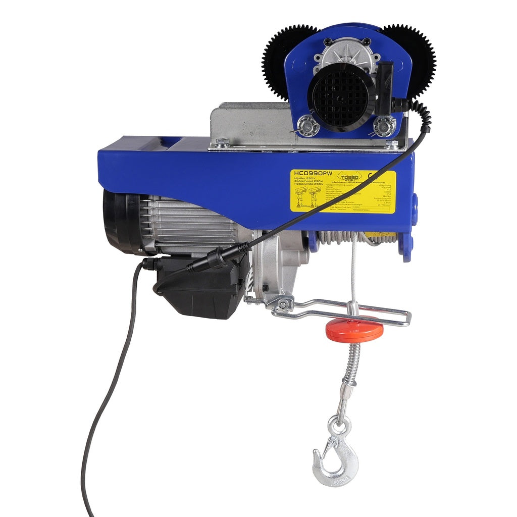 Elektrische takel incl loopkat met draadloze bediening 1000kg 230V - Weldingshop