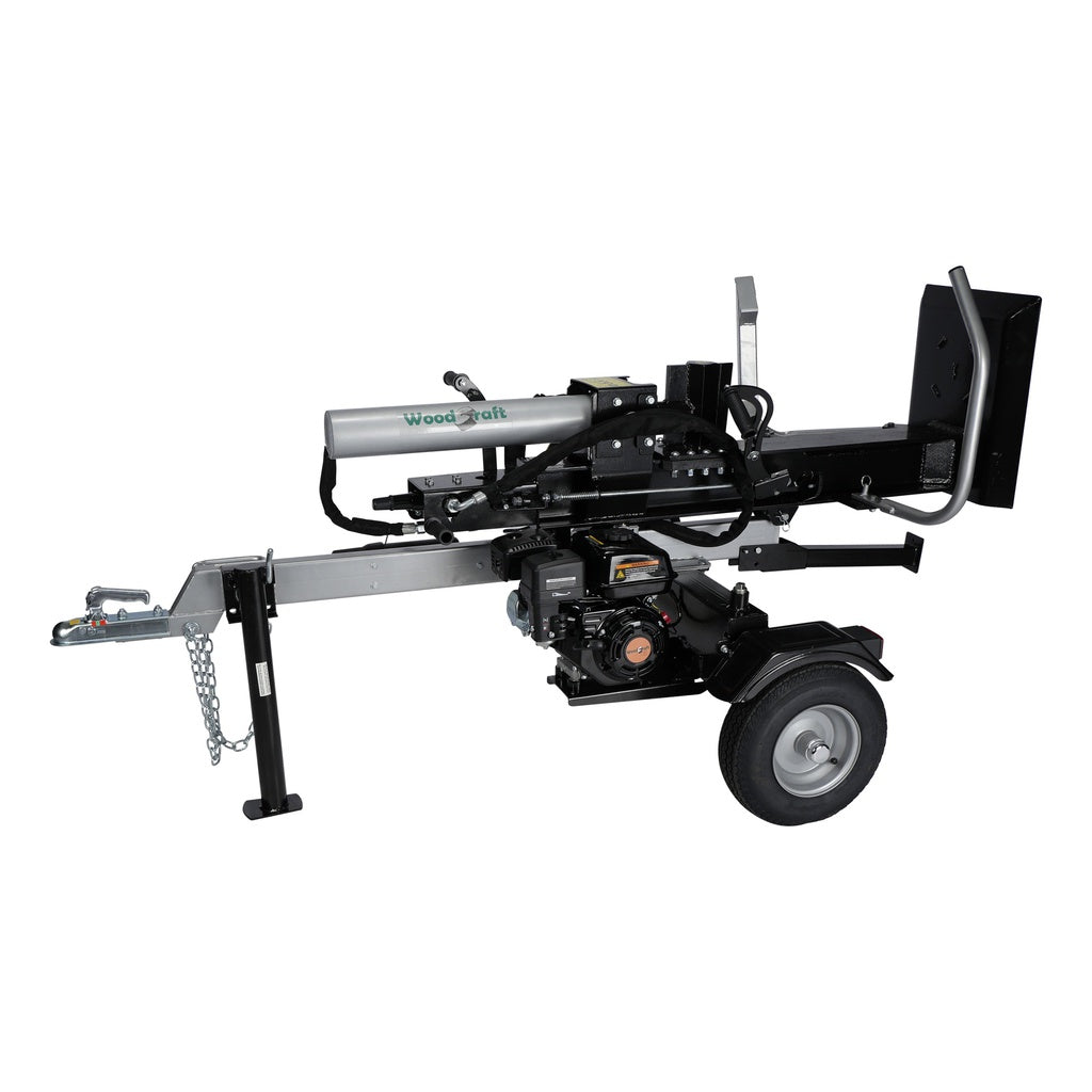 Houtklover 22 ton met benzinemotor verticaal - Weldingshop