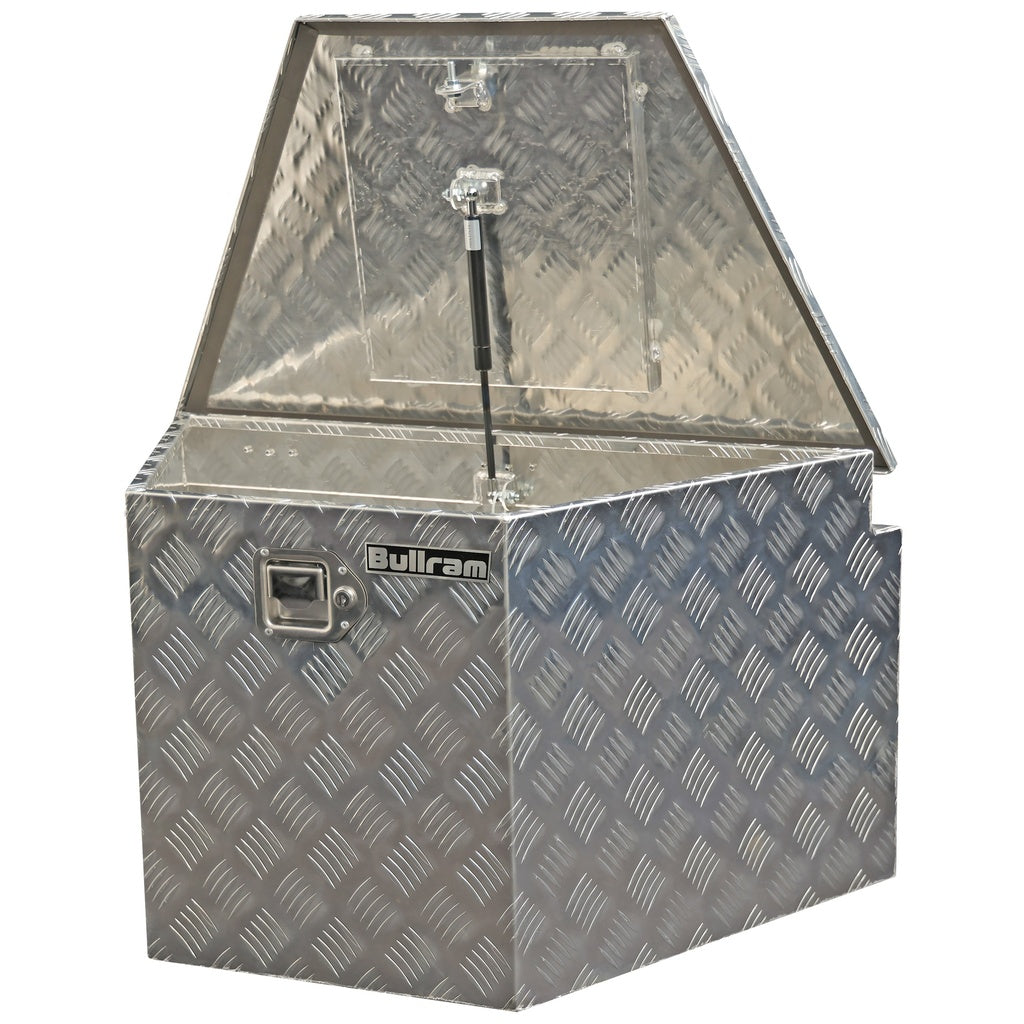 Bullram opbergkist traanplaat trapezium - Weldingshop