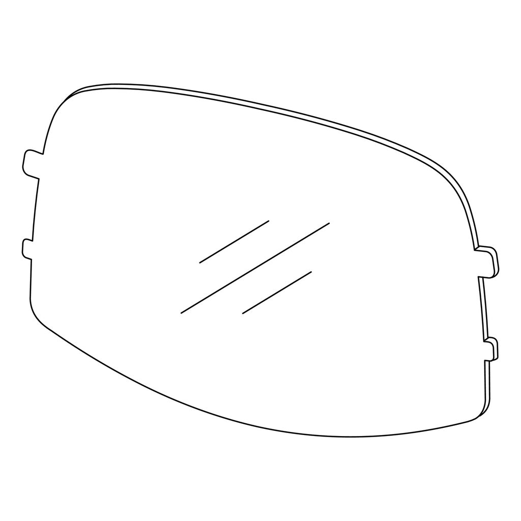 Set slijplenzen voor EWH5F 5-delig - Weldingshop