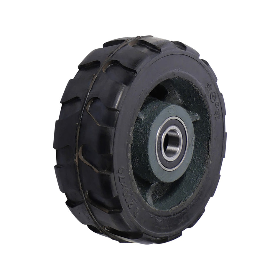 Los wiel 200 x 67mm massief rubber - Weldingshop