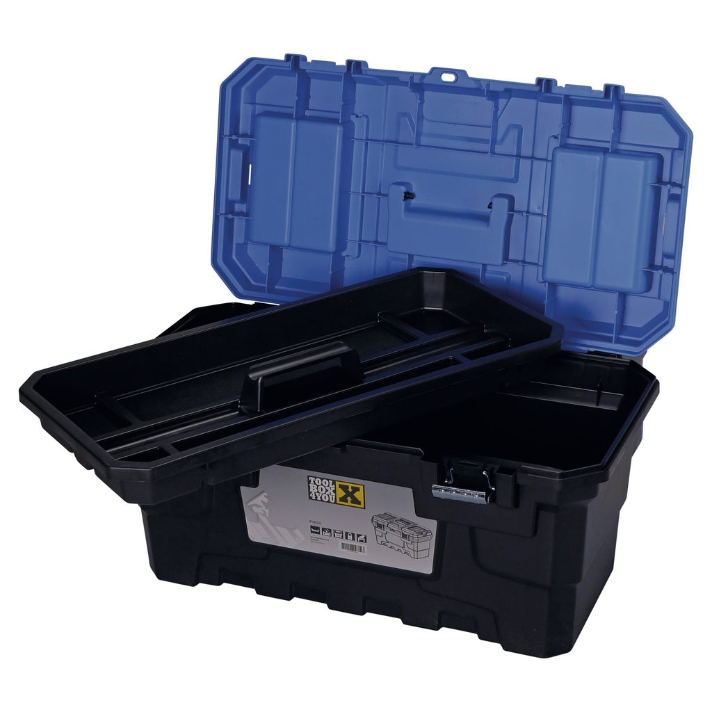 Gereedschapskist met 2 metalen sluitingen 22'' - Weldingshop