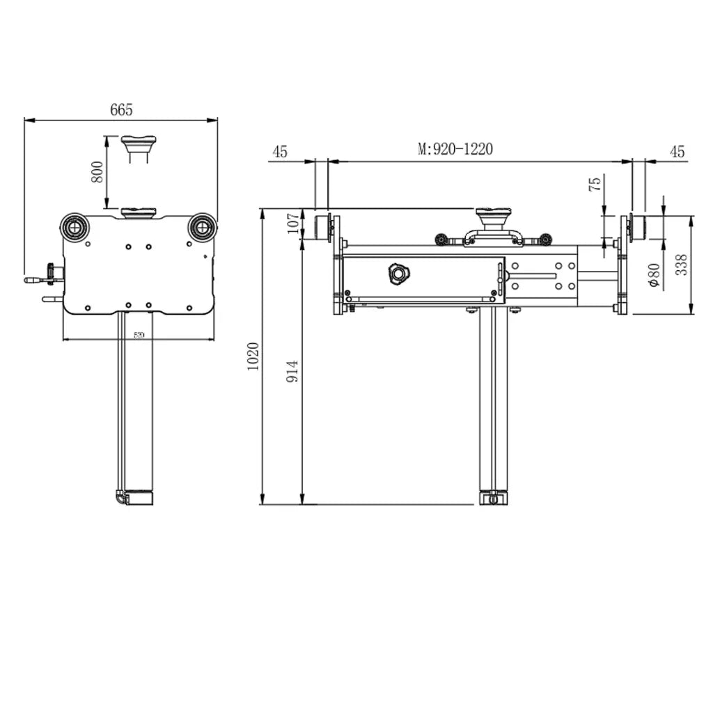 Falco accu putkrik 15 ton medium – lange cilinder incl. 2x 4 Ah accu’s en duosnellader