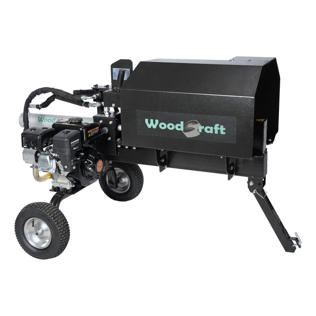 Woodcraft houtklover 12 ton benzine horizontaal - Weldingshop