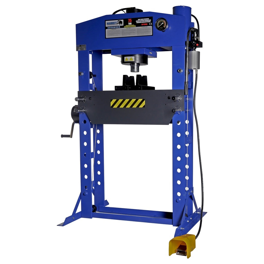 Werkplaatspers lucht hydraulisch 75 ton - Weldingshop