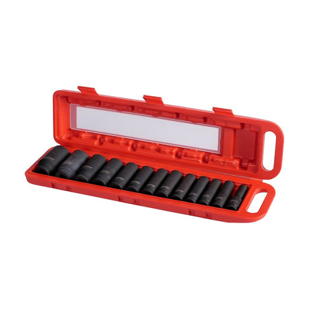 Doppenset impact 12 kant 1/2'' 13 dlg metrisch - Weldingshop