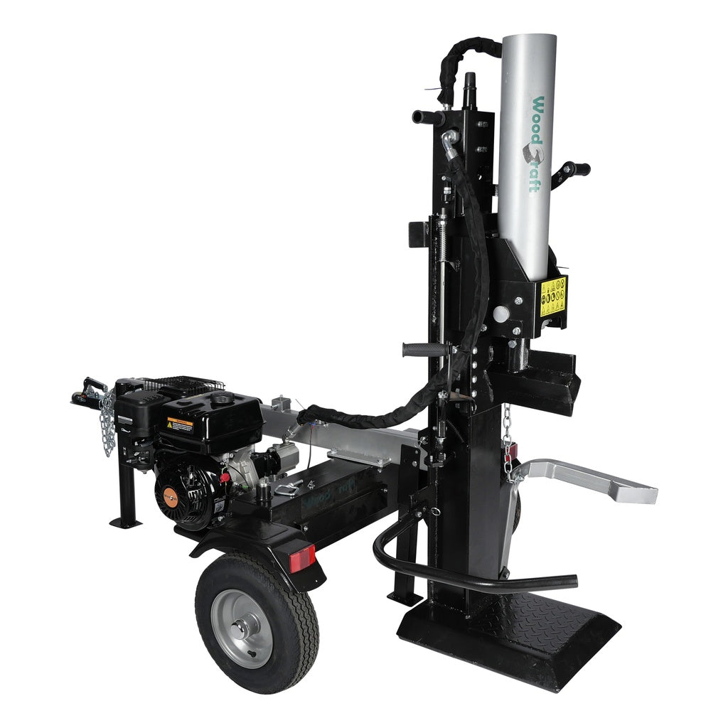 Houtklover 35 ton benzinemotor verticaal - Weldingshop