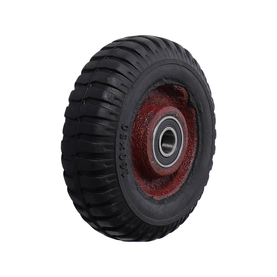 Los wiel 160 x 50mm massief rubber - Weldingshop