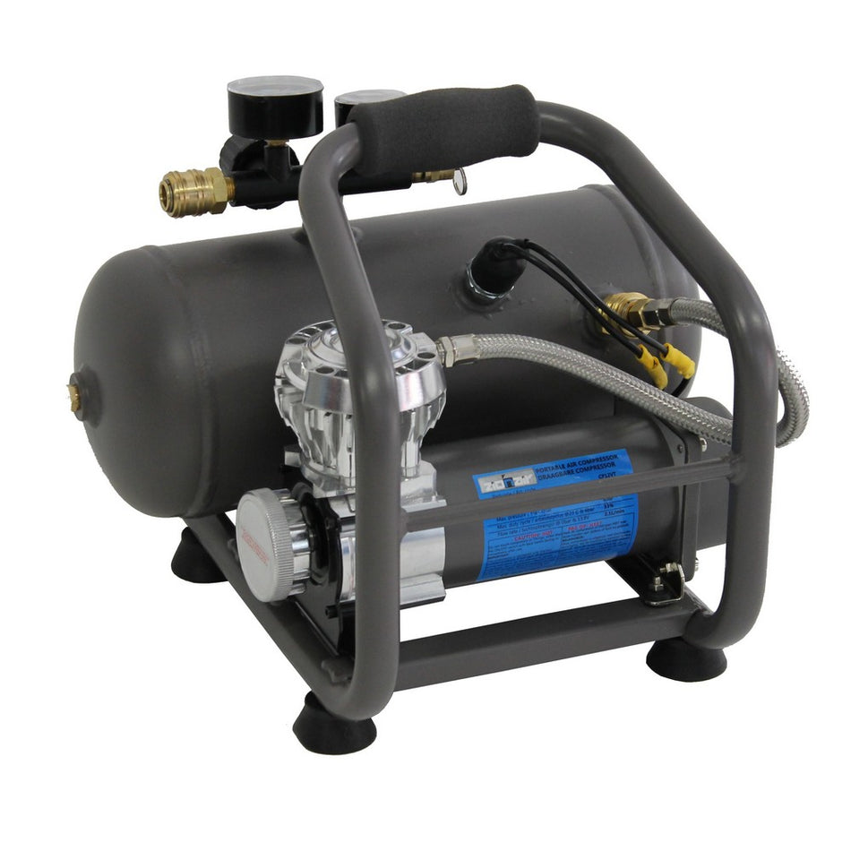 Draagbare luchtcompressor met tank 12V - Weldingshop