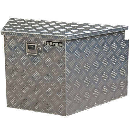 Bullram opbergkist traanplaat trapezium - Weldingshop