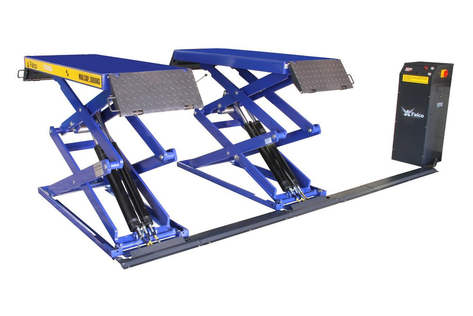 Dubbele schaarlift master-slave 3000kg 400V - Weldingshop