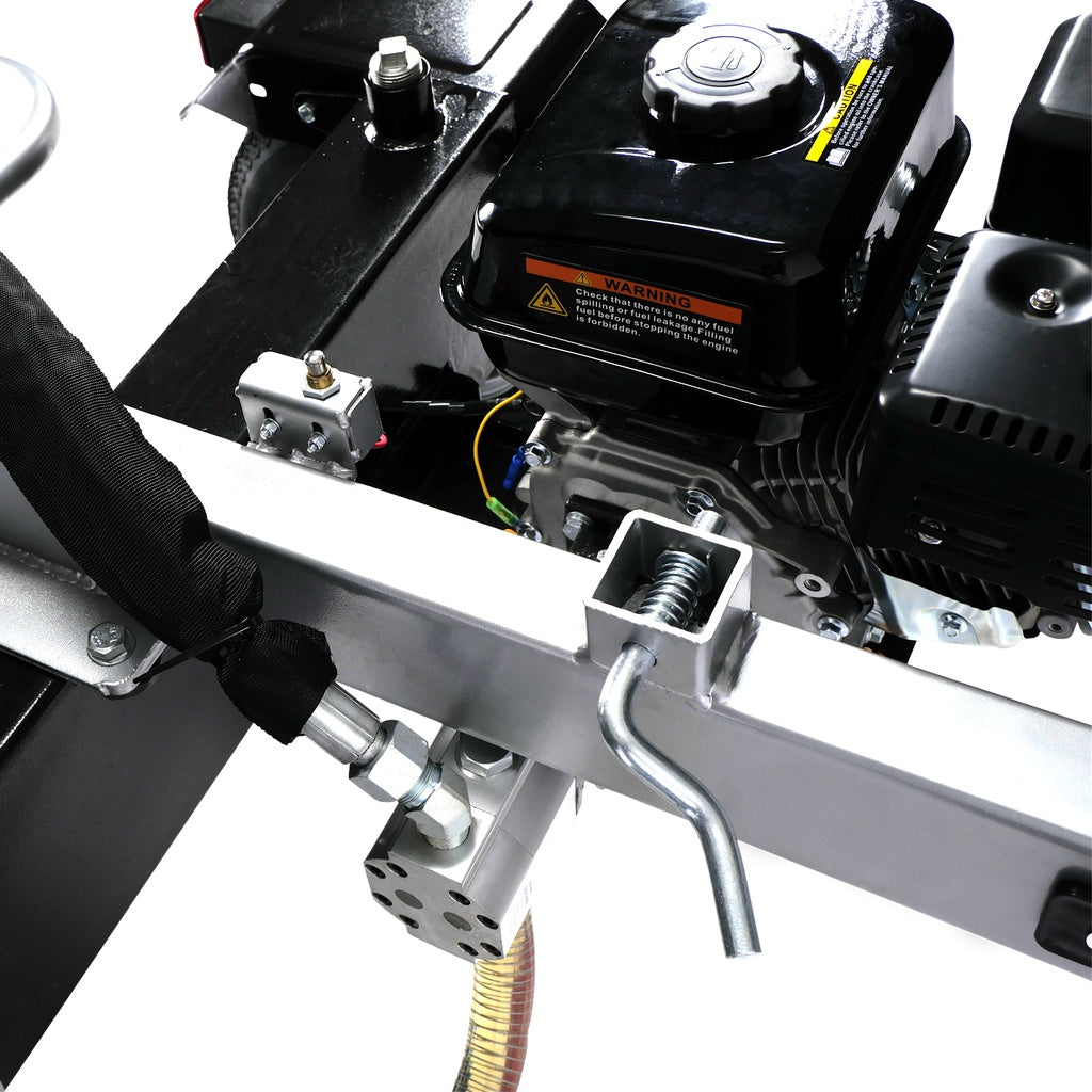 Houtklover 22 ton met benzinemotor verticaal - Weldingshop