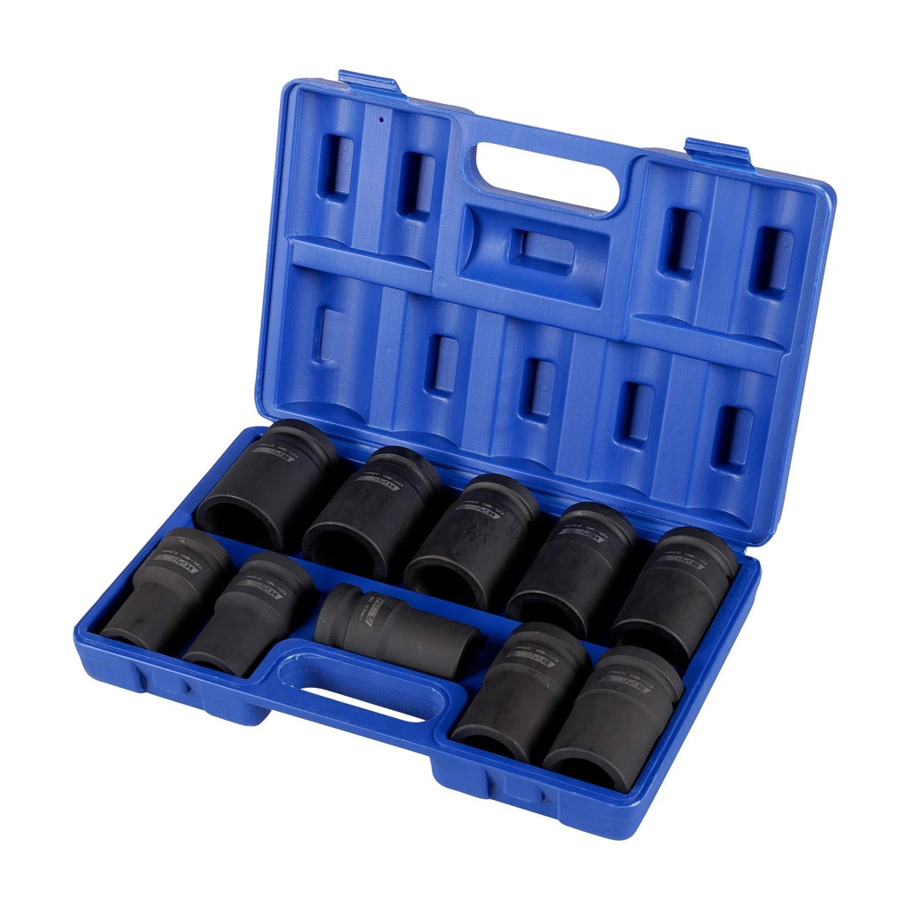 Krachtdoppenset lang 10dlg 1'' - Weldingshop