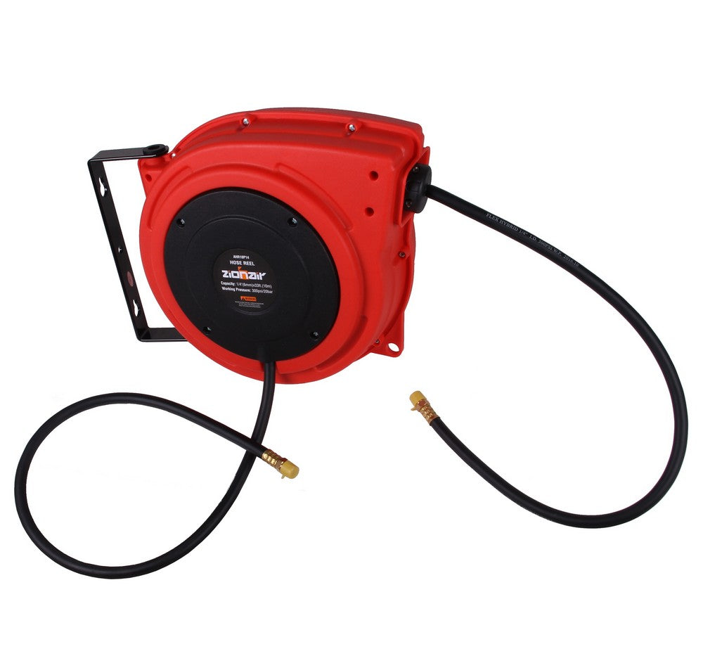Luchthaspel automatisch polymer 1/4'' x 10m - Weldingshop