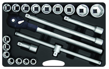 Doppendoos 3/4'' 21 delig professioneel - Weldingshop