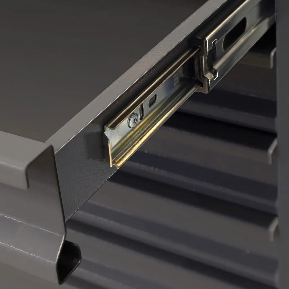 Werkbank mobiel 2x 7 en 1x 5 ladekast incl. gereedschapswand EXPERT