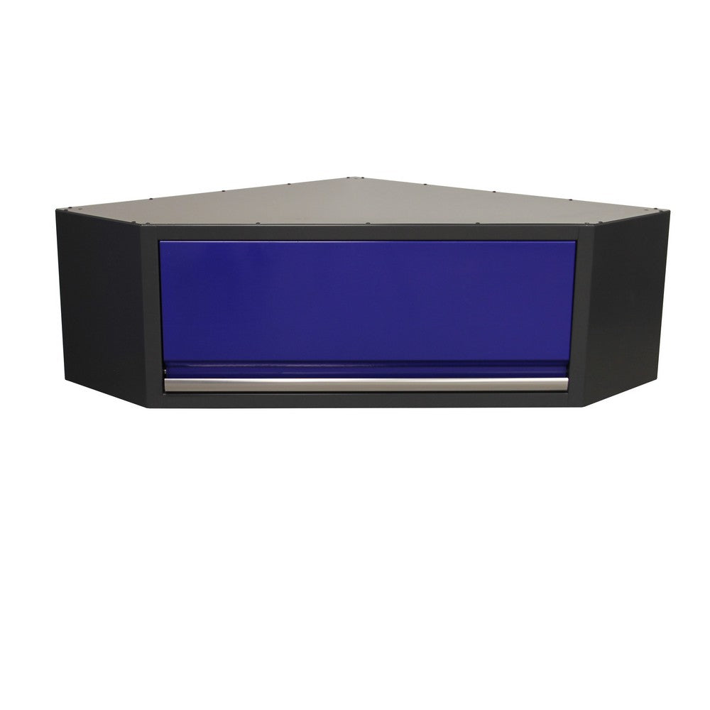 Wandkast voor hoekkast 1 deur BLAUW - Weldingshop