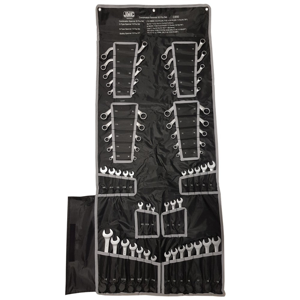 Sleutelset metrisch en inch 50 delig - Weldingshop