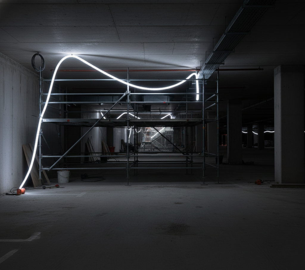 Fluxon LED lichtslang op haspel 25 meter - Weldingshop