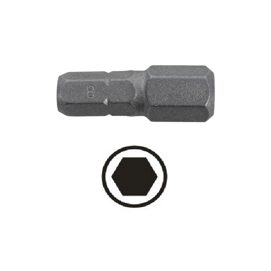 Zeskantbit 7mm 25mm - Weldingshop