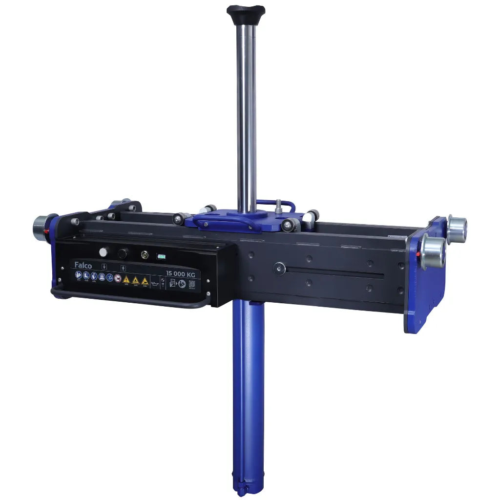 Falco accu putkrik 15 ton large – lange cilinder incl. 2x 4 Ah accu’s en duosnellader