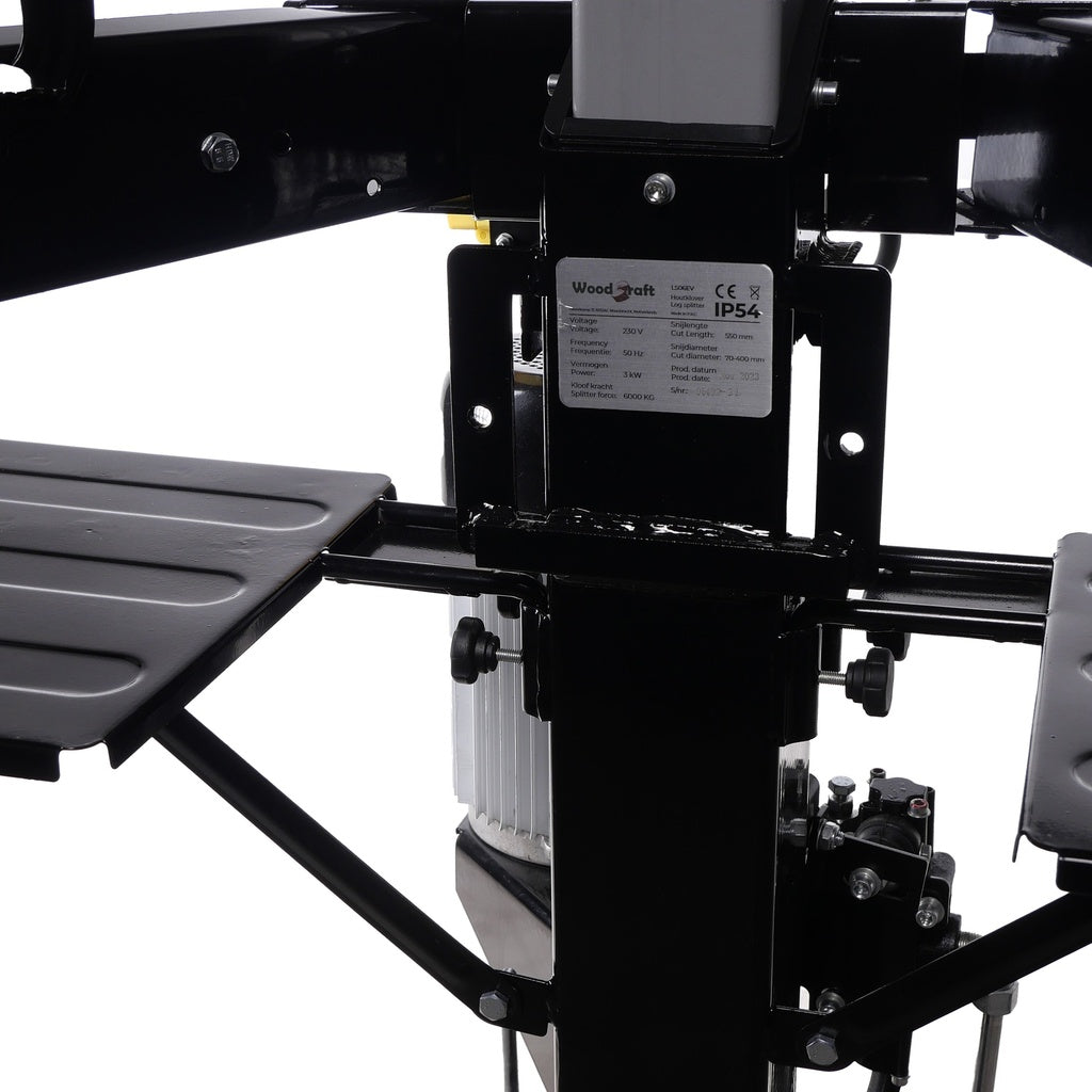 Houtklover 6 ton elektrisch verticaal - Weldingshop