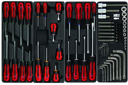 Gereedschapswagen 293 delig grijs - Weldingshop