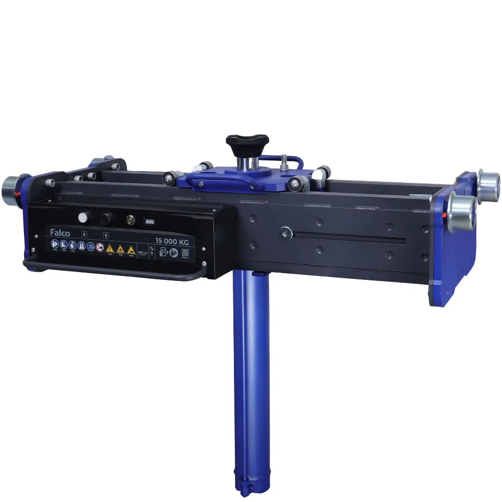 Falco accu putkrik 15 ton large – lange cilinder incl. 2x 4 Ah accu’s en duosnellader