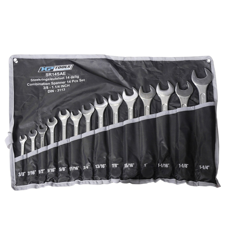 Steekringsleutelset inch maten 14 delig - Weldingshop