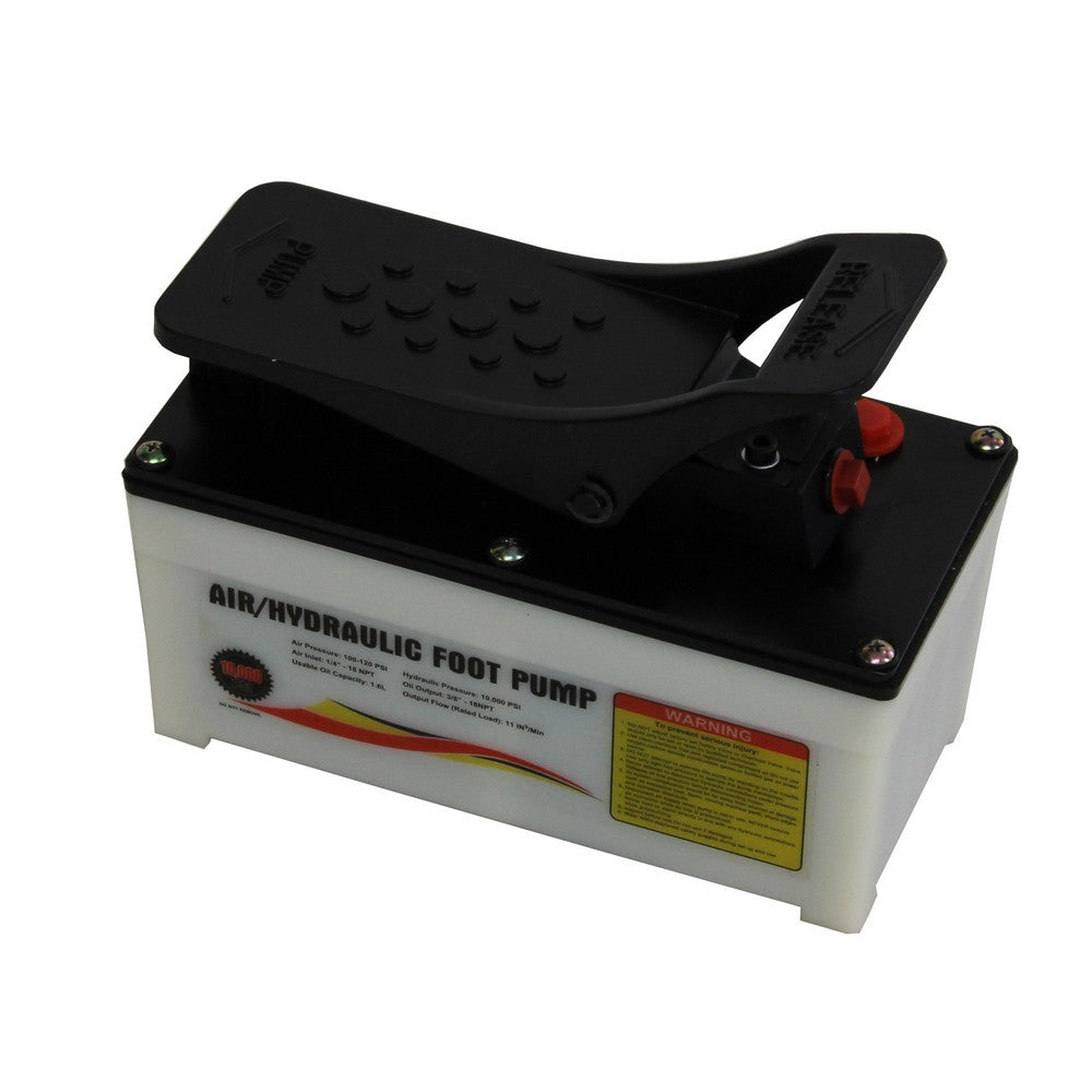 Hydraulische voetpomp luchtbediend kunststof behuizing - Weldingshop