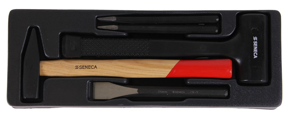 Hamer en beitelset 5 delig - Weldingshop