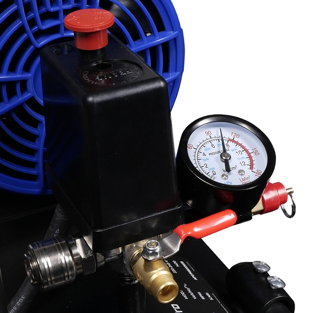 Compressor olievrij 2pk 35L tank 230V - Weldingshop
