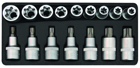 Torxdoppenset 1/2'' 16 delig - Weldingshop