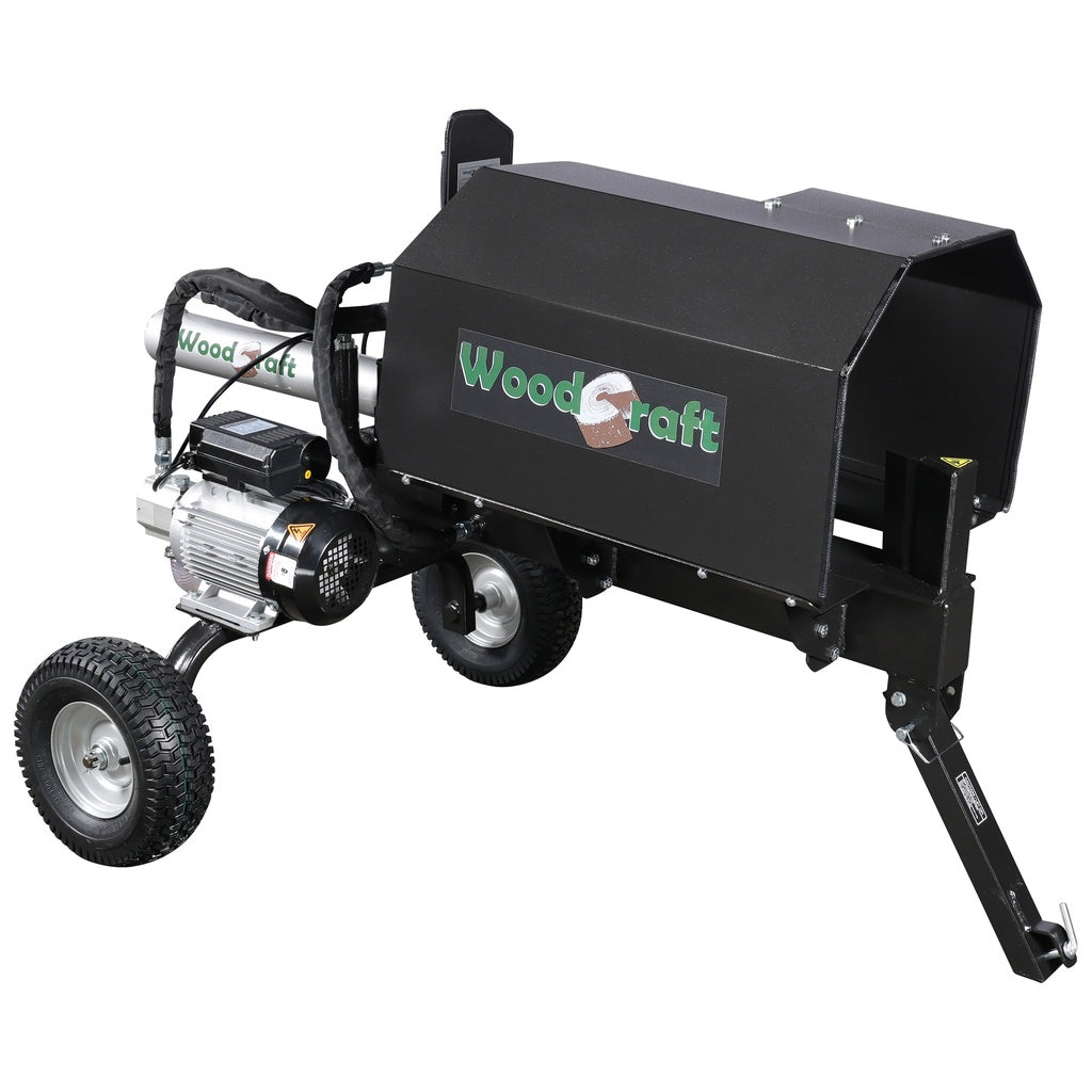 Woodcraft houtklover 12 ton elektrisch horizontaal