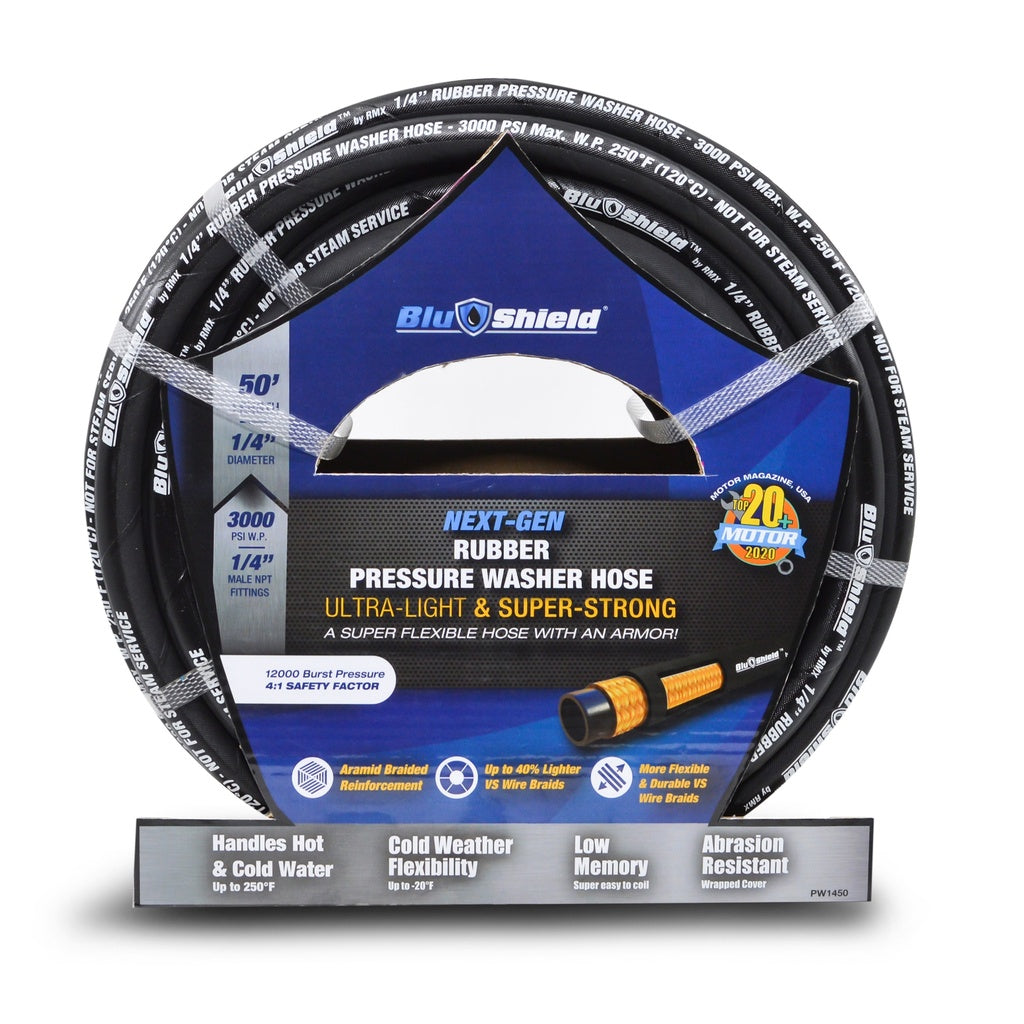 Blushield Rubber hogedrukreiniger slang 06mm x 15mtr - Weldingshop