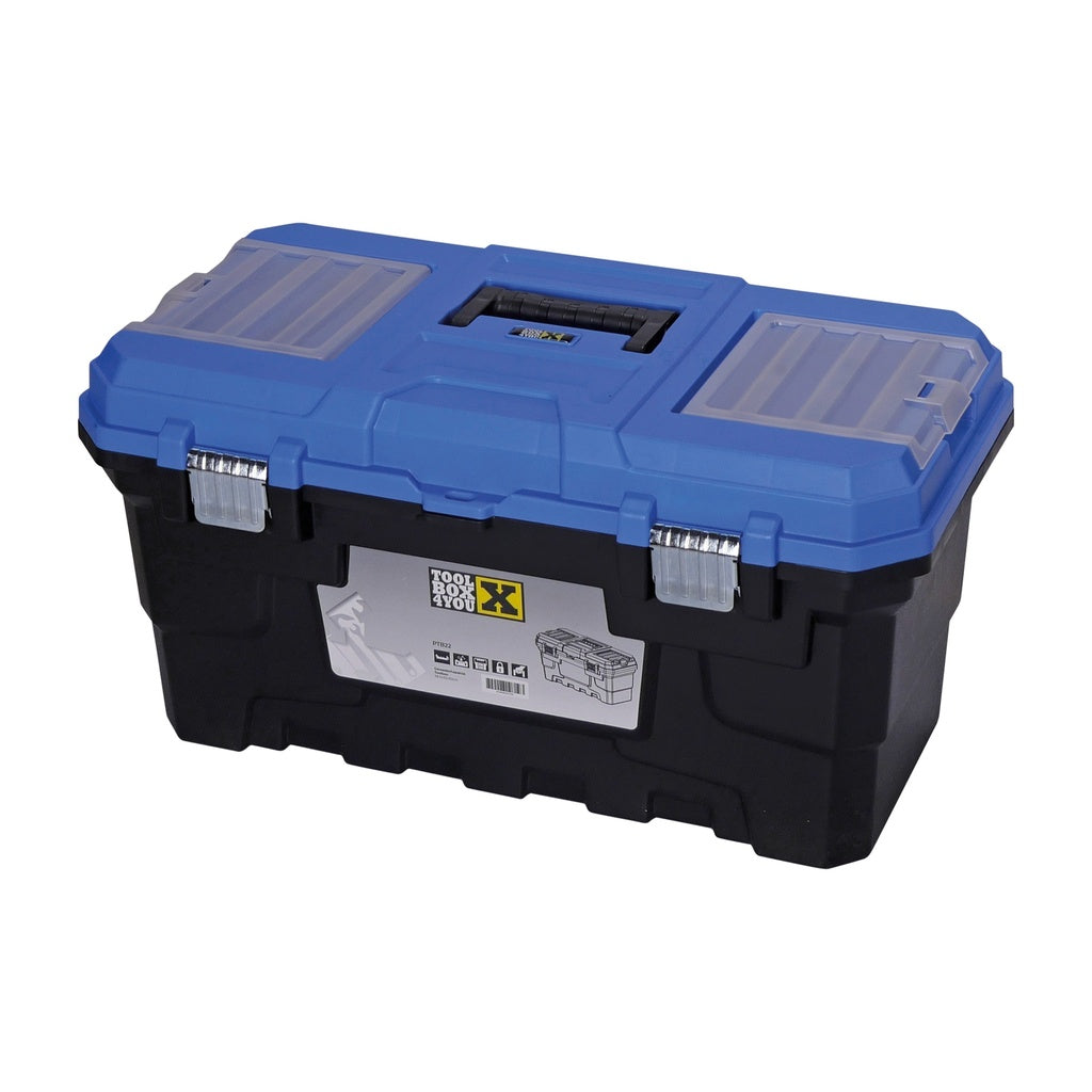 Gereedschapskist met 2 metalen sluitingen 22'' - Weldingshop