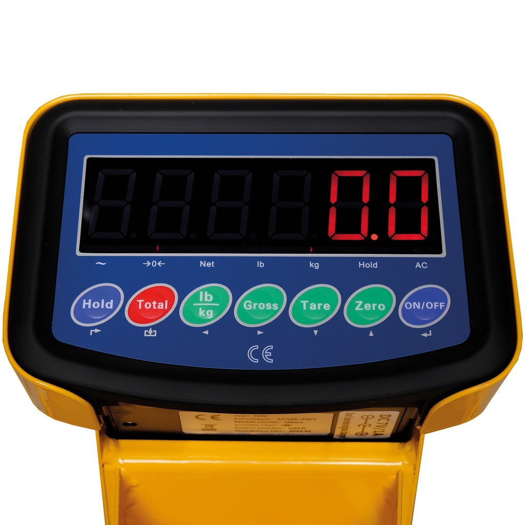 Palletwagen met weegschaal 2500kg 115cm - Weldingshop