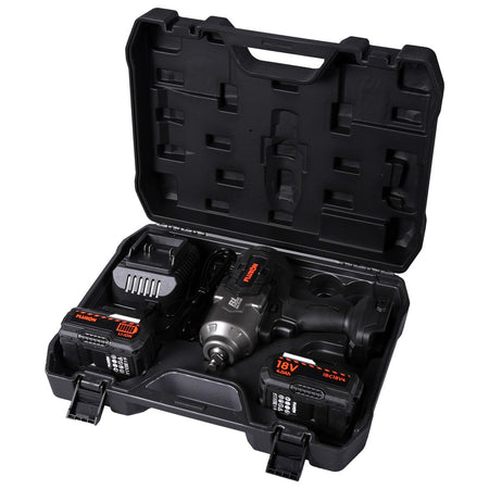 Accu slagmoersleutel 1/2'' 1700Nm incl. 2x 4Ah accu en lader