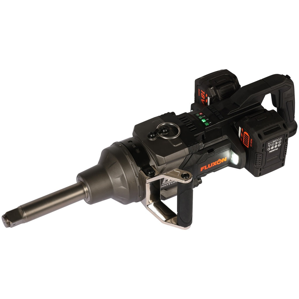 Fluxon accu slagmoersleutel 1” 4000 Nm incl. 4x 8 Ah accu en duosnellader - Weldingshop