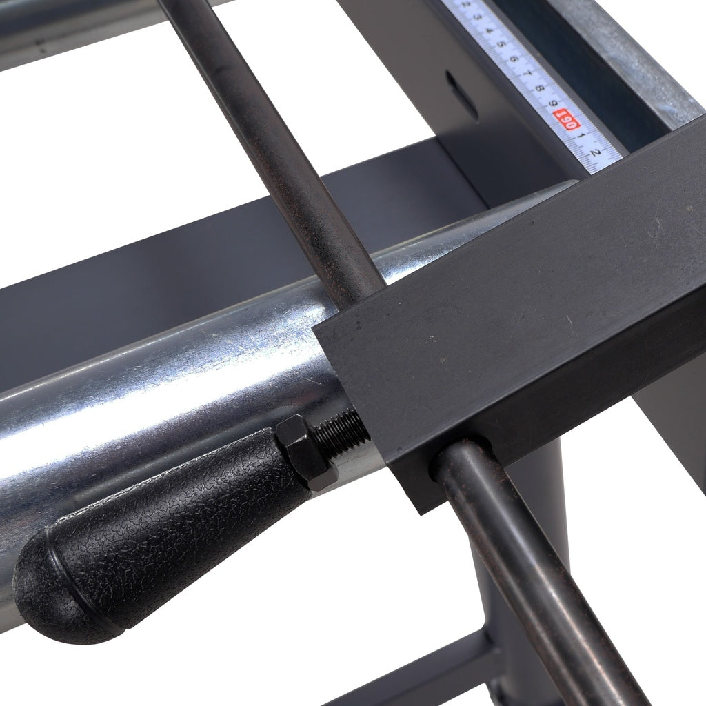 Rollenbaan 7 rollen 2m incl. schaalindeling - Weldingshop