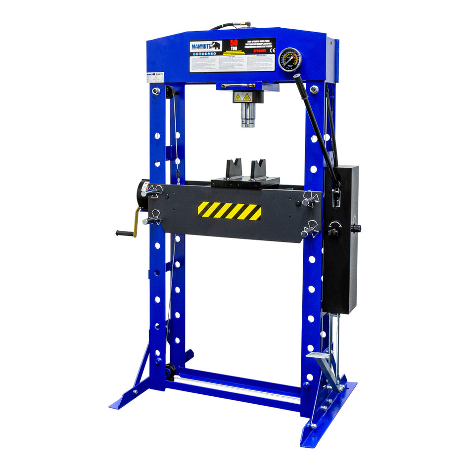 Werkplaatspers met voetpedaal 50 ton - Weldingshop