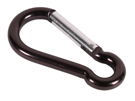 Karabijnhaak 7 x 70mm aluminium - Weldingshop