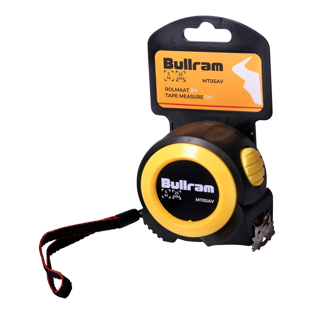Rolmaat 5m – 25mm blad met automatische vergrendeling - Weldingshop
